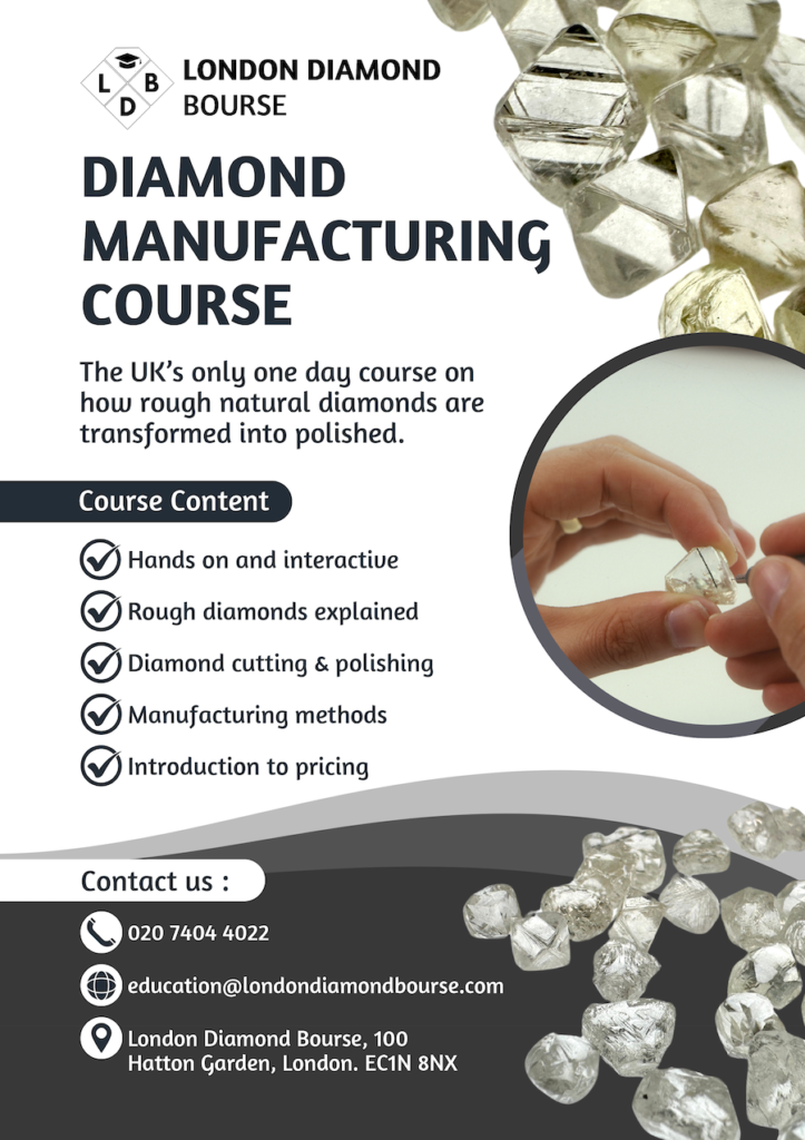 London Diamond Bourse diamond course
