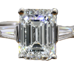 Emerald cut diamonds can also show more color than other cuts. This isn't necessarily a bad thing, but it's something to consider when choosing a stone. Opting for a higher color grade (like D-F) can help the diamond appear brighter and more vibrant.