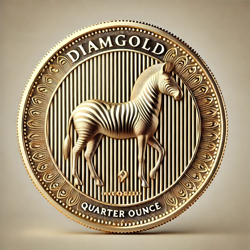 Ready to add this unique investment to your collection? Purchase your Diamgold Quarter-Ounce Zebra Coin now and experience the beauty and value of this exceptional piece. Want to learn more? Contact us for more information or to schedule a consultation.