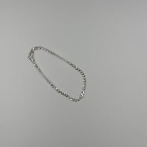 Dainty 925 Sterling Silver Rope or Cable Chain Bracelet